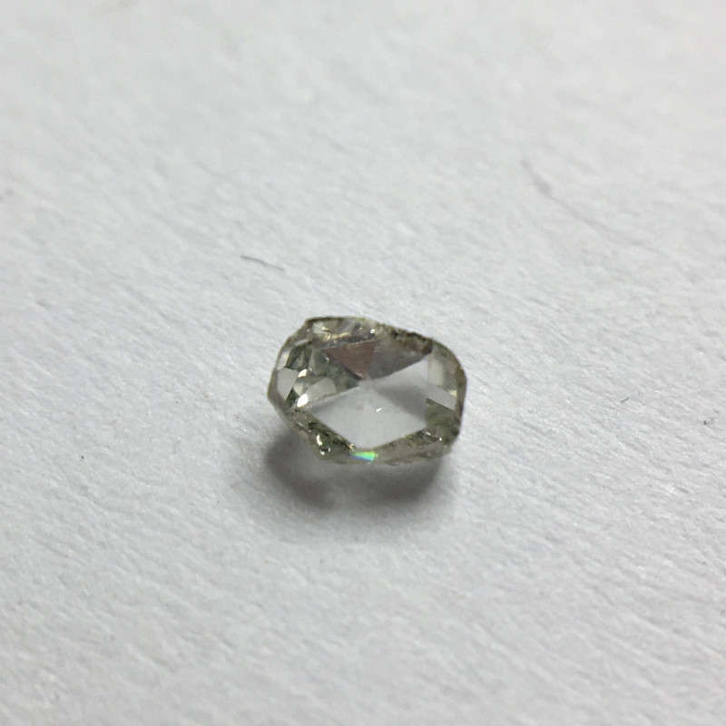 0.06ct Antique Fancy Intense Green Oval Diamond