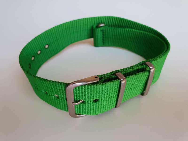 20mm Nato Watch Strap Neon Green
