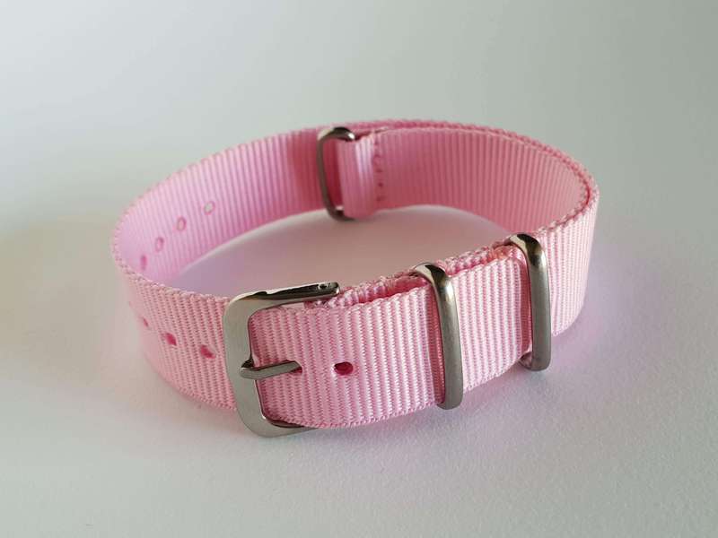 18mm Nato Watch Strap Pink