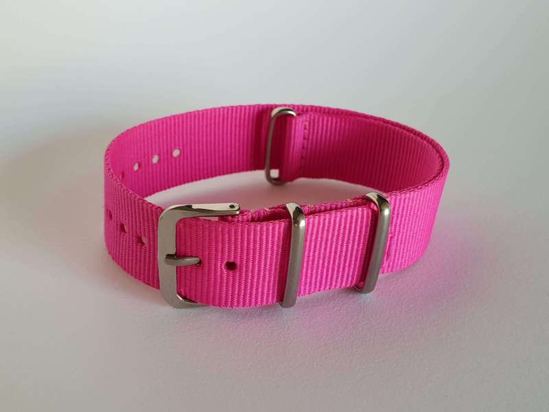 20mm Nato Watch Strap Hot Pink