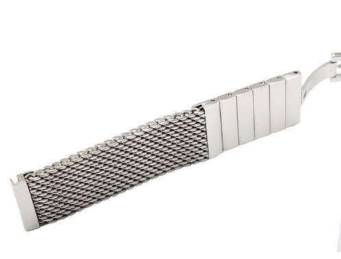 24mm Stainless Steel Shark Mesh Bracelet