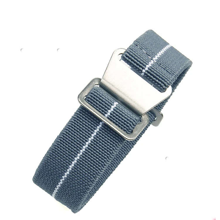 20mm Paratrooper Watch Strap Grey/White