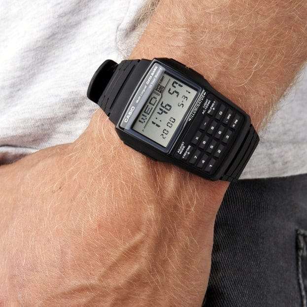 Casio Data Bank DBC-32-1ADF Calculator Watch