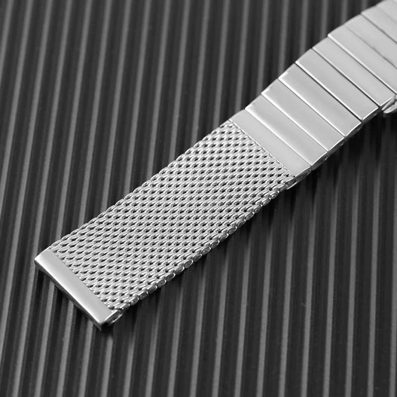 24mm Stainless Steel Shark Mesh Bracelet