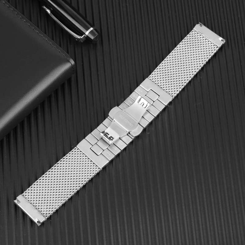 24mm Stainless Steel Shark Mesh Bracelet