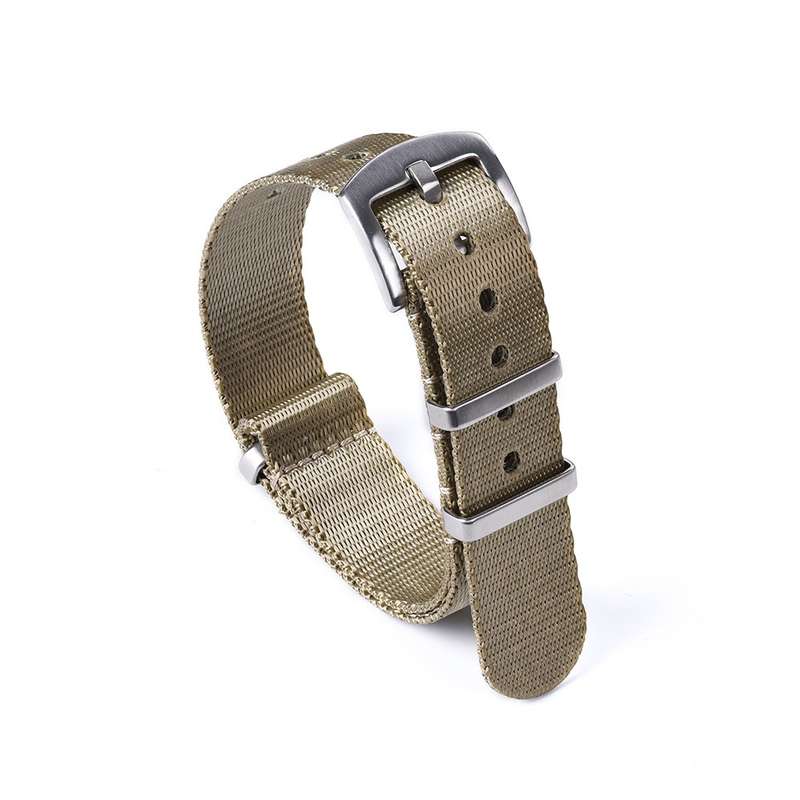 20mm Premium Seat Belt Nato Watch Strap Beige