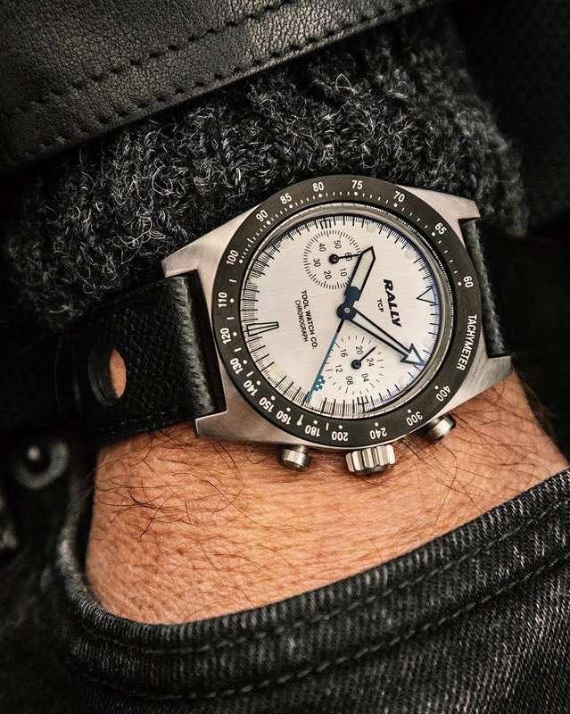 Tool Watch Co. Rally Chronograph (Blue on Silver)