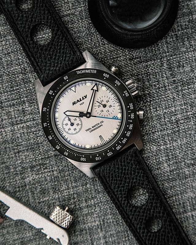 Tool Watch Co. Rally Chronograph (Blue on Silver)