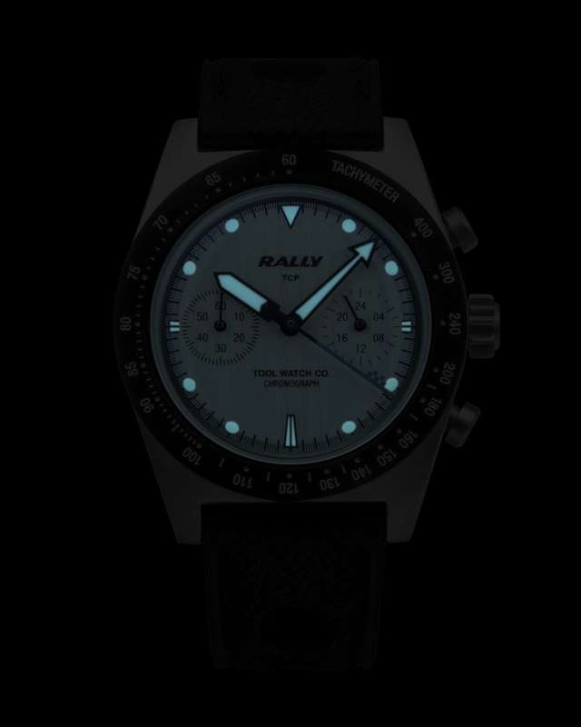Tool Watch Co. Rally Chronograph (Blue on Silver)