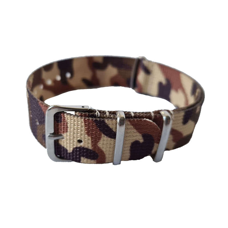 22mm Nato Watch Strap Desert Camo