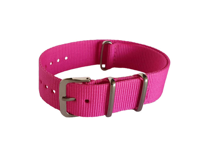 18mm Nato Watch Strap Hot Pink