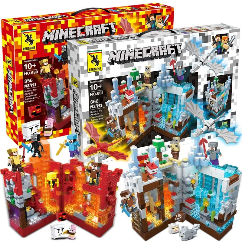 Minecraft Building Blocks 858pc