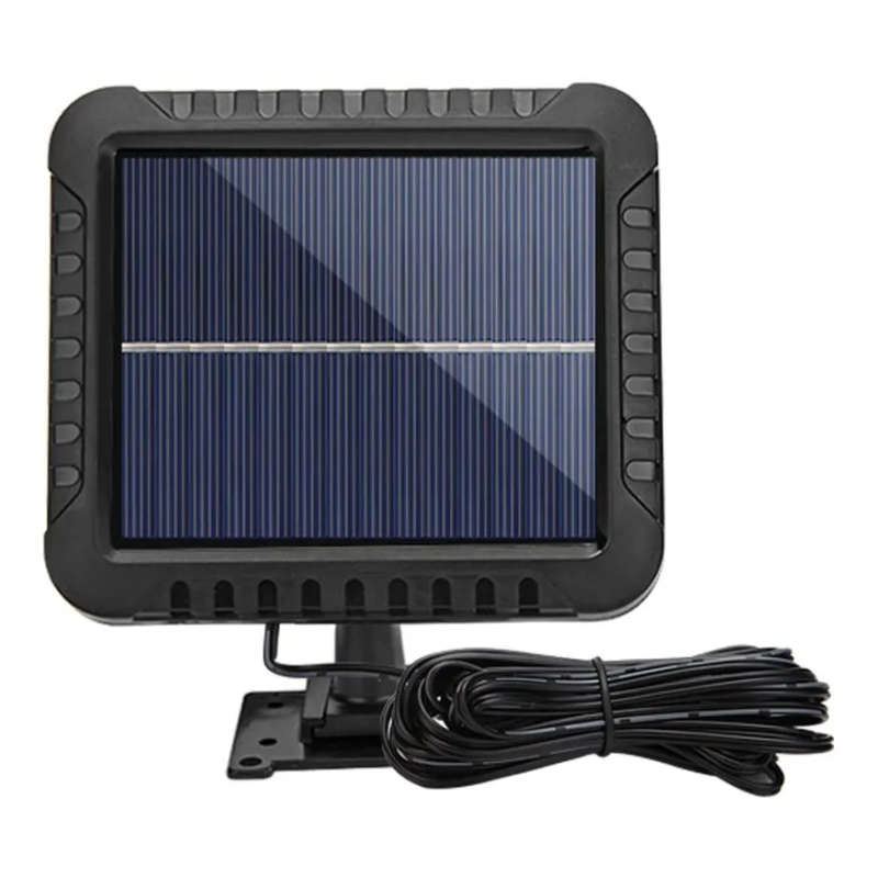 128 LED Bright COB White Solar LED Light With Split Solar Panel & Motion Sensor with Cable