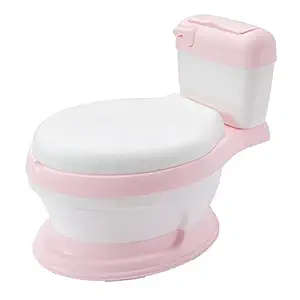 Children Toilet Extra Large Baby Portable Simulation Seat Toilet(green) Baby Care