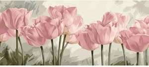 Paint by Number DIY Kit, Tulips - 40x90