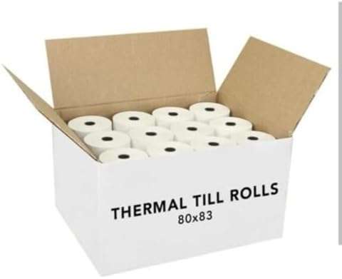 Thermal Paper Rolls 80x83mm (Box of 50)