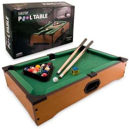 Tabletop Mini Snooker Pool Table Set