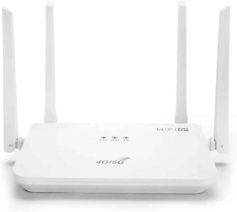 WiFi 6+ Router, 4G/5G Global Band, 300Mbps, High-Speed Internet