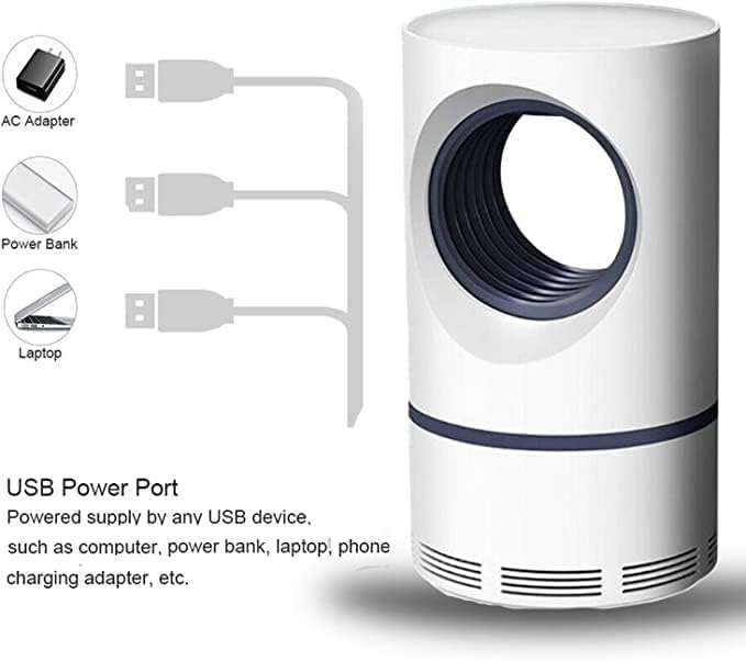 Electric Mosquito Cataper. Eco Friendly Killer for Mosquitoes, Insects, Bugs, Flies with UV LED Ligh