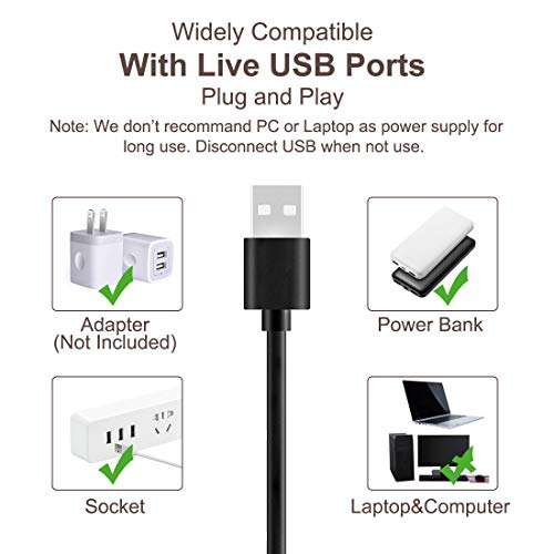 DAKASON Clip on Ring Light for Video Conference Lighting, USB Laptop Light for Zoom Meeting, LED ...