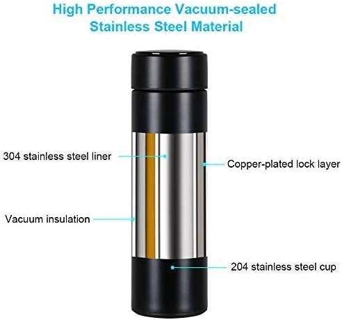 Stainless Steel 500 ML Smart Water Bottle with LED