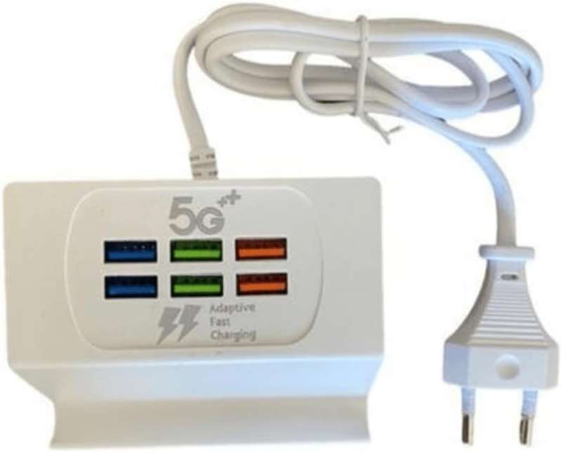 6 USB High-Speed Socket Stand Charger
