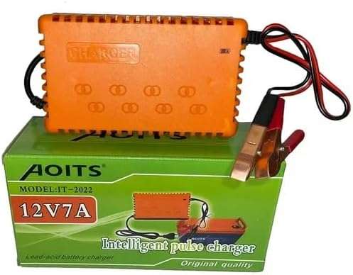 AOITS 12V 7A Intelligent Lead Acid Battery Charger GG-IT2022