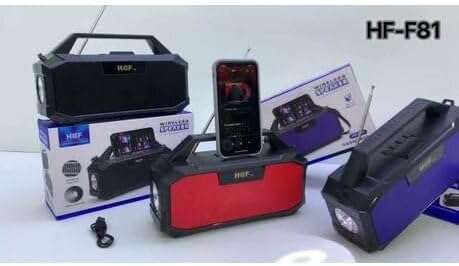 10W SOLAR WIRELESS RECGARGEABLE SPEAKER WITH TORCH - HF-F81