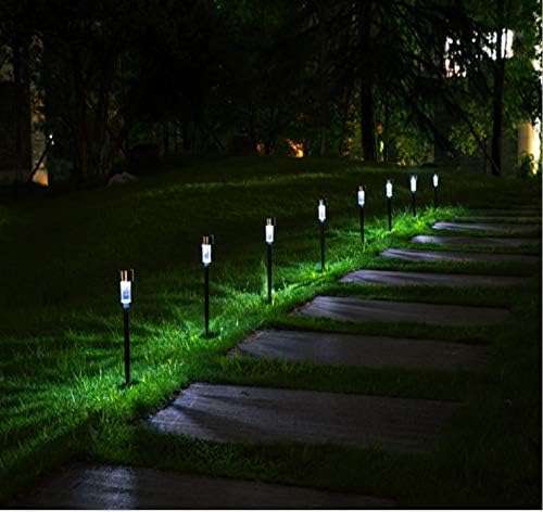 CLEVER GARDEN Outdoor Solar Lights, Upgraded Waterproof Solar Powered Landscape Spotlights Patio De