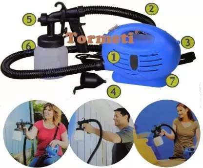 New Heavy Paint Zoom Spray Gun Zoom Ultimate Portable Home Painting