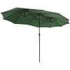 Green Rectangle 3 Roof Canopy Gazebo