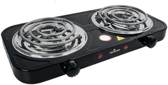 Two Spiral Plate Electric Stove