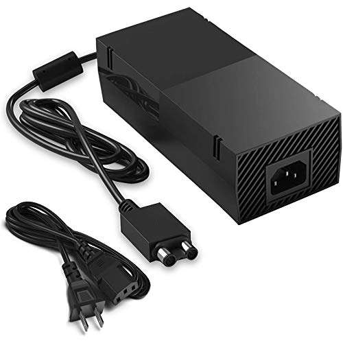 Xbox one Power Supply Brick,AC Adapter Replacement Charger for Xbox one 100-240V Auto Voltage + Plug