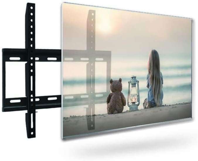 TV Wall Bracket for 26-63" Ultra-Slim TV Bracket with Spirit Level, 50kg Capacity, Max VESA: 400x400
