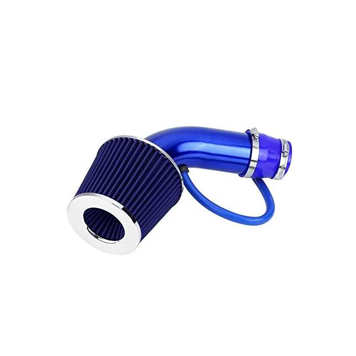 Universal High Performance Cold Air Intake Cone Filter 76mm Diameter Black
