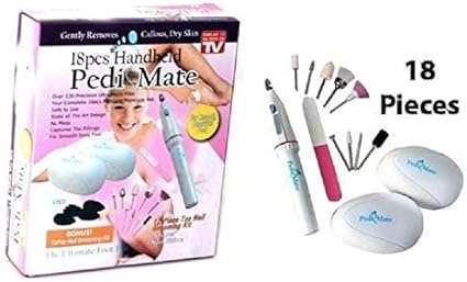 Pedi Mate 18 pcs Handheld -professional pedicure