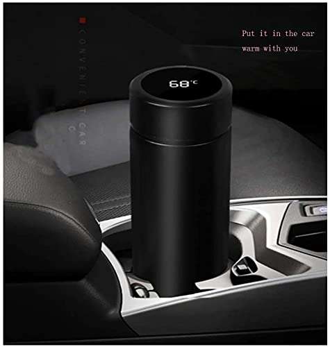 Stainless Steel 500 ML Smart Water Bottle with LED