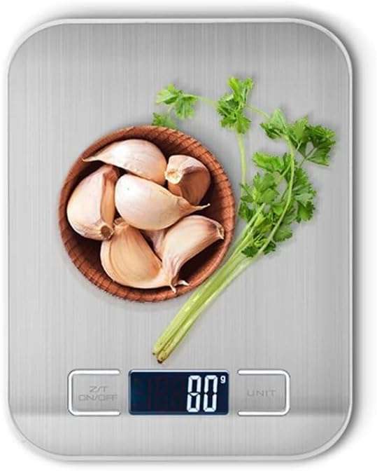 5000g STAINLESS STEEL ELECTRIC KITCHEN SCALE WITH LCD DISPLAY
