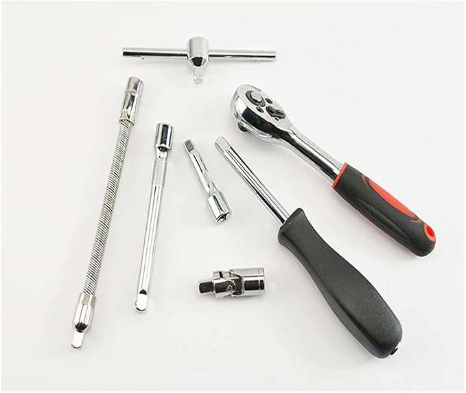 Tool Box Heavy Duty Wrench Multifunctional Combination Box Auto Kit 61 Pcs Car Repair Tool Ratchet