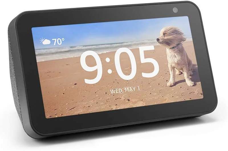 Amazon Refurbished: Echo Show 5 (1st Gen)  Compact smart display with Alexa - Charcoal