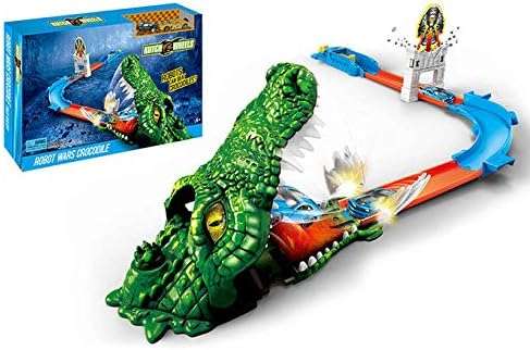 Kutch wheels crocodile fight racing track set for boys