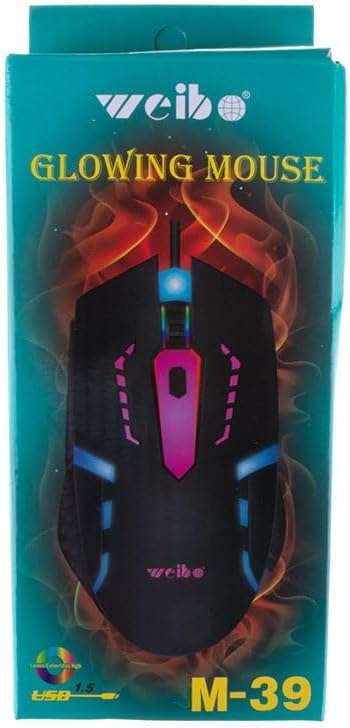 M-39 Weibo wired Glowing Mouse with next Generation sensors