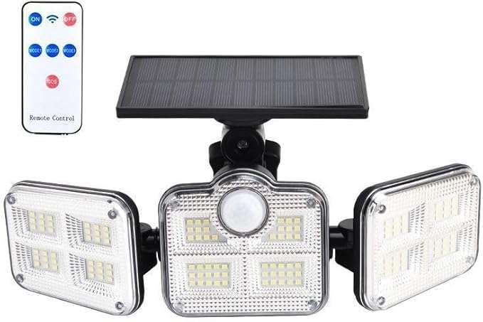 SOLAR SENSOR LIGHT with Bulit in rechargeable Battery - (120LED)
