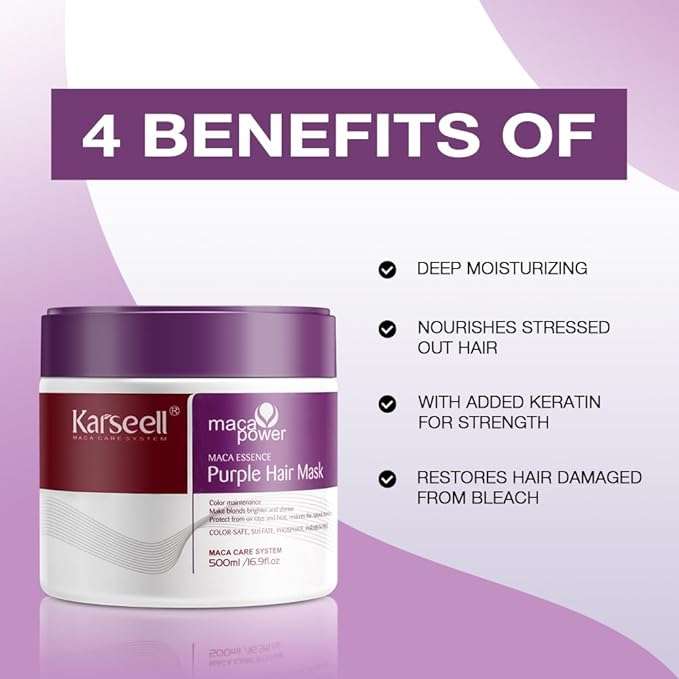 Karseell Purple Hair Mask