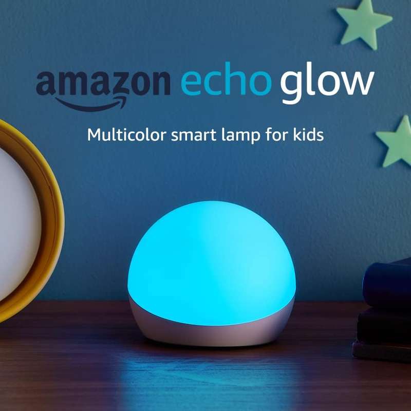 Amazon Refurbished: Amazon Echo Glow - Multicolor smart lamp, Works with Alexa