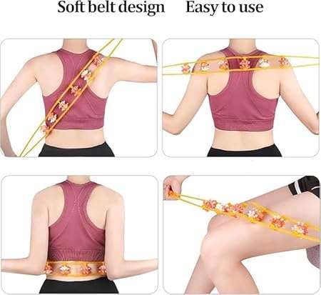 CASSARINA Body Muscle Rope Back Massage Roller Massage Ropper Rope Manual Masage Belt Massage Roller