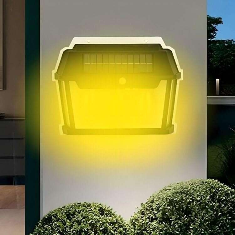 HUMAN BODY INDUCTION + LIGHT OPERATED SOLAR SENSOR LIGHT - SET OF 2