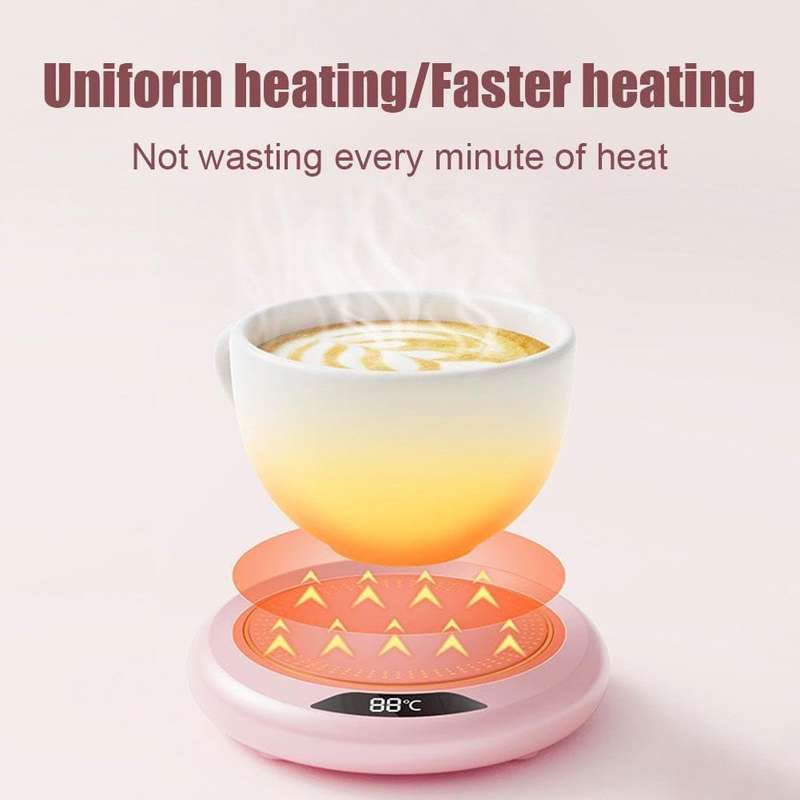 Coffee Mug Warmer, USB Smart Coffee Warmer with 3 Temperature Settings, Desk Auto for T Warmer with