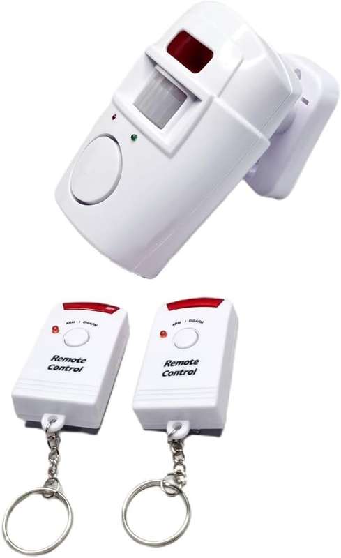 WER INFRARED WIRELESS MOTION DETECTION ALARM FOR HOME SAFETY AND STORAGE CENTER - SET OF 2