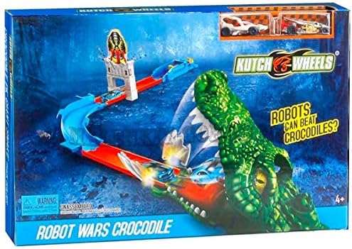 Kutch wheels crocodile fight racing track set for boys